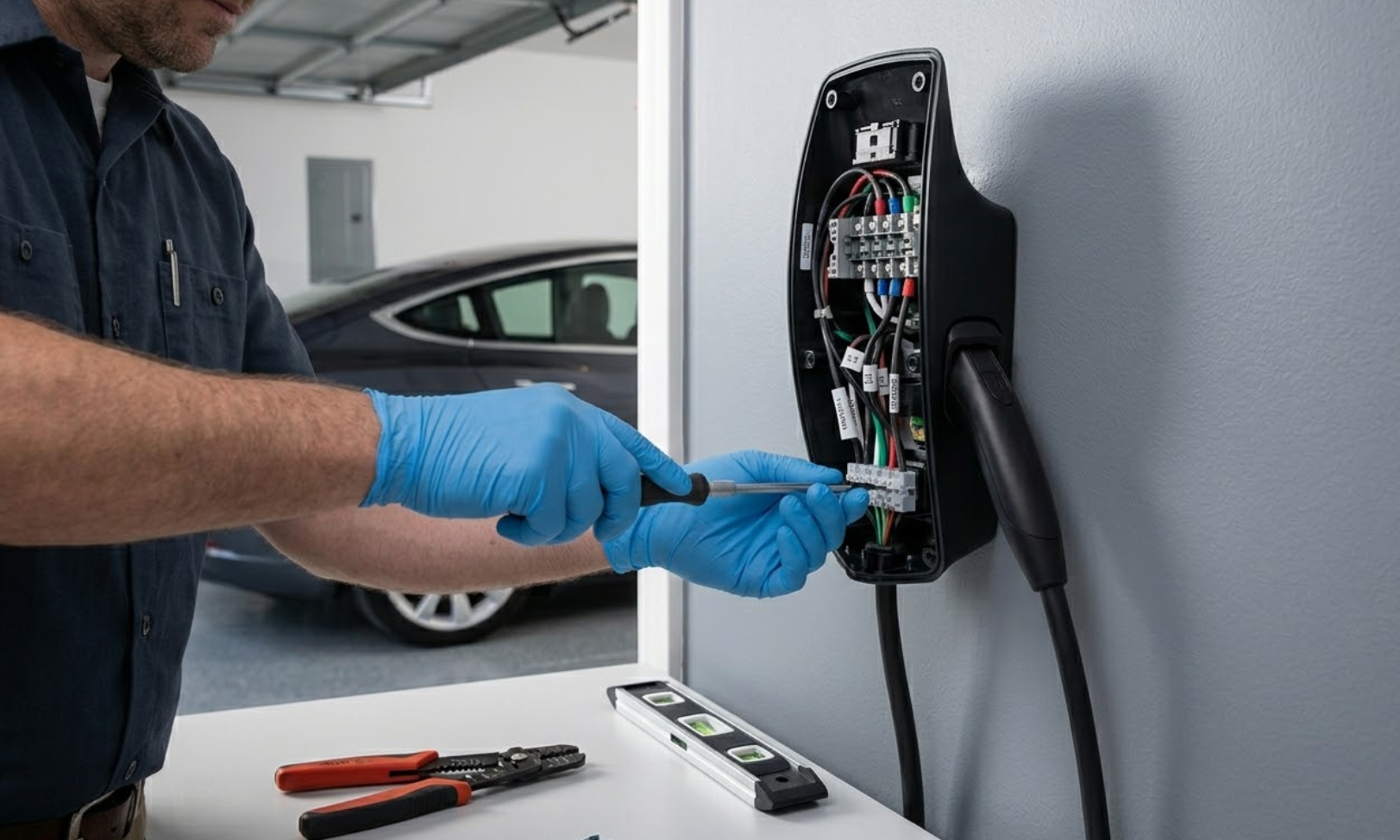 EV charger installation